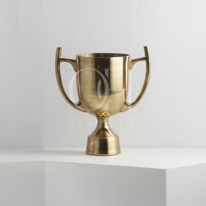 Behold the Orbit Handicrafts metal trophy: a pinnacle of luxury and refinement. Crafted from premium metal, it exudes elegance and sophistication. With its impeccable design and flawless finish, it epitomizes prestige and distinction.