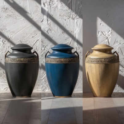 Introducing the Elysium Metal Urn—a symbol of eternal grace and tranquility for honoring your loved one’s memory. Crafted from high-quality metal with meticulous detailing, this urn exudes elegance and dignity. Its timeless design and refined finish provide a reverent resting place for cremated remains, serving as a dignified tribute to their life and legacy. Preserve the cherished memories of your loved ones with the Elysium Metal Urn, a testament to enduring European grace.